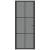 Ușă de interior, 83x201,5 cm, negru, sticlă esg și aluminiu, 3 image