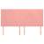Tăblii de pat, 4 buc, roz, 90x5x78/88 cm, catifea, 3 image