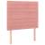 Tăblii de pat, 2 buc, roz, 100x5x78/88 cm, catifea, 2 image