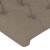 Tăblie de pat cu aripioare gri taupe 183x23x118/128 cm textil, 5 image