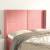Tăblie de pat cu aripioare, roz, 147x16x118/128 cm, catifea
