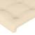 Tăblie de pat cu aripioare, crem, 83x16x118/128 cm, textil, 5 image