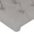 Tăblie de pat cu aripioare gri deschis 183x16x118/128 cm textil, 5 image