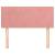 Tăblie de pat, roz, 90x5x78/88 cm, catifea, 3 image