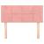 Tăblie de pat, roz, 80x5x78/88 cm, catifea, 3 image