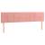 Tăblii de pat, 2 buc, roz, 80x5x78/88 cm, catifea, 2 image