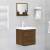 Oglindă de baie, stejar maro, 40x10,5x37 cm, lemn compozit, 5 image
