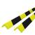 Protecții de colț, 2 buc., galben și negru, 4,5x4,5x104 cm, pu, 4 image