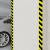 Protecții de colț, 2 buc., galben și negru, 6x2x101,5 cm, pu