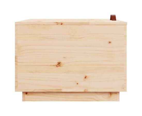 Cutii de depozitare cu capace, 3 buc., lemn masiv de pin, 8 image