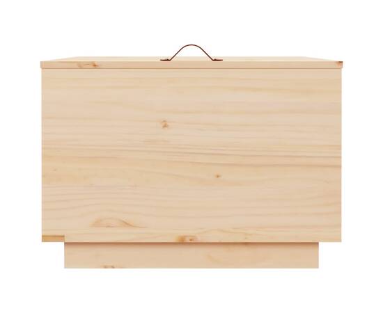 Cutii de depozitare cu capace, 3 buc., lemn masiv de pin, 7 image