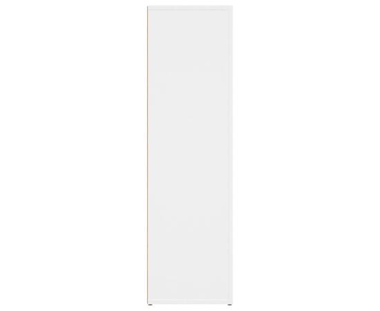 Servantă, alb, 80x30x106 cm, lemn prelucrat, 6 image