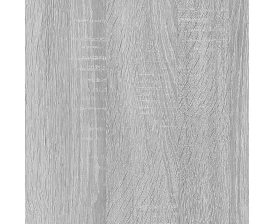 Servantă, gri sonoma, 80x30x60 cm, lemn prelucrat, 9 image