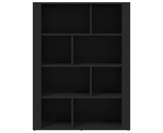 Servantă, negru, 80x30x106 cm, lemn compozit, 5 image