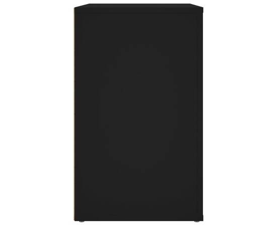 Noptieră, negru, 50x36x60 cm, lemn prelucrat, 8 image