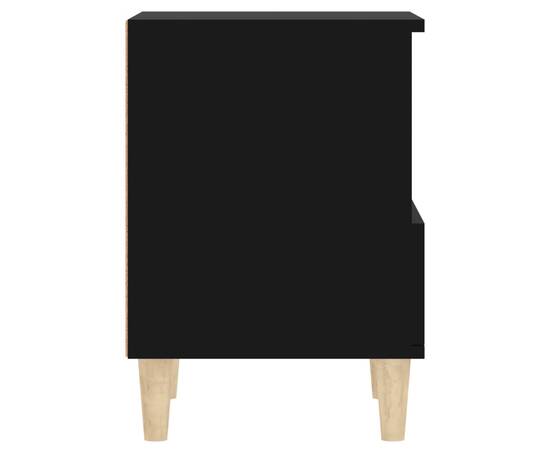 Noptiere, 2 buc., negru, 40x35x50 cm, 9 image