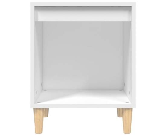 Noptiere, 2 buc., alb, 40x35x50 cm, 6 image