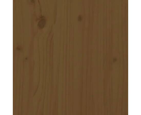 Servantă, maro miere, 111x34x75 cm, lemn masiv de pin, 9 image