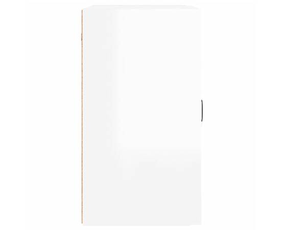Dulap de perete, alb extralucios, 60x31x60 cm, lemn compozit, 8 image
