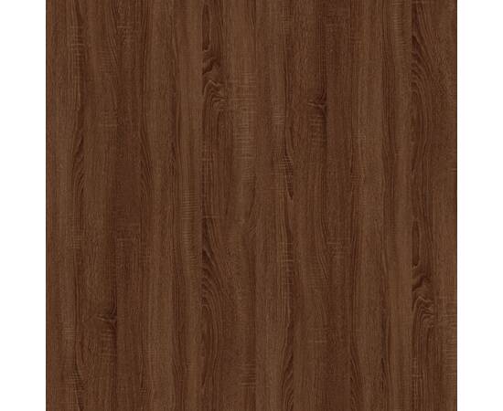 Mese laterale, 2 buc. stejar maro 40x40x35 cm lemn prelucrat, 9 image
