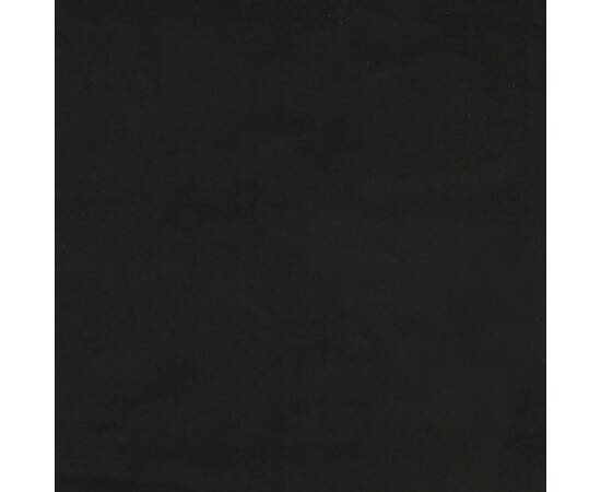 Saltea de pat cu arcuri, negru, 100x200x20 cm, catifea, 6 image