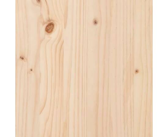 Cadru de pat king size 5ft, 150x200 cm, lemn masiv de pin, 7 image