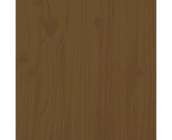 Dulap înalt, maro miere, 80x35x154 cm, lemn masiv de pin, 8 image
