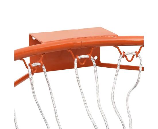 Coș de baschet, portocaliu, 39 cm, oțel, 5 image