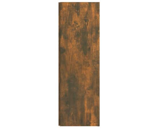 Dulap colțar, stejar fumuriu, 33x33x100 cm, lemn compozit, 6 image