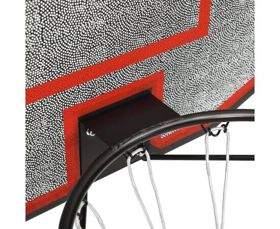 Panou de baschet, negru, 90x60x2 cm, polietilenă, 5 image
