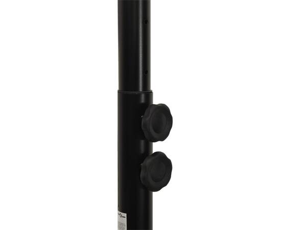 Suport cu coș de baschet, negru, 216-250 cm, polietilenă, 6 image