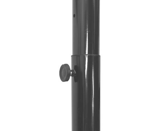 Suport cu coș de baschet, negru, 258-363 cm, polietilenă, 6 image