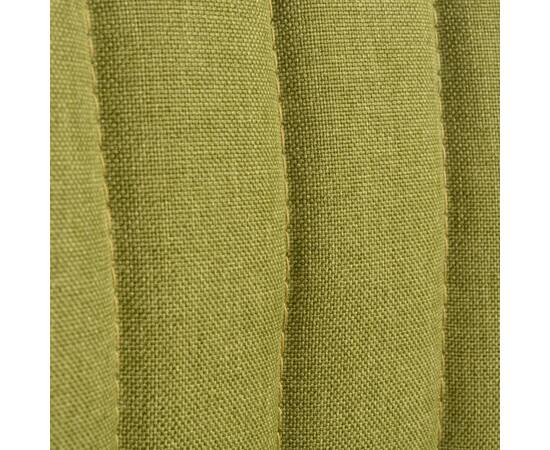 Scaun cocktail, verde, material textil, 2 image