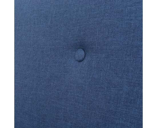 Fotoliu, albastru, material textil, 2 image