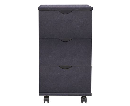 Dulap cu sertare, 33 x 45 x 60 cm, negru, 2 image