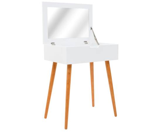 Masă de toaletă cu oglindă, mdf, 60 x 40 x 75 cm