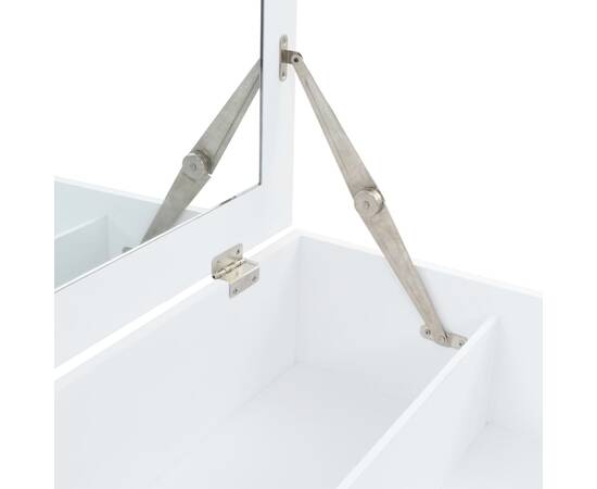 Masă de toaletă cu oglindă, mdf, 60 x 40 x 75 cm, 7 image