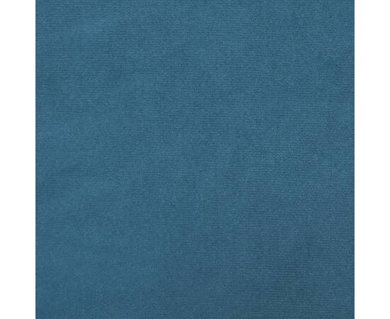Fotoliu, albastru, 63x76x80 cm, catifea, 7 image