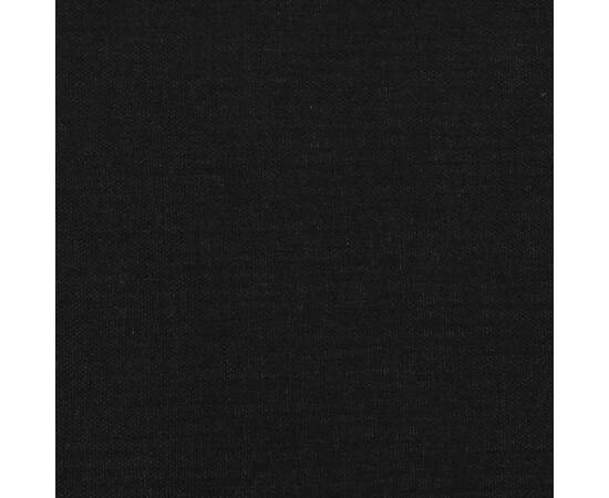 Pat box spring cu saltea, negru, 80x200 cm, textil, 9 image