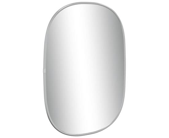 Oglindă de perete, argintiu, 50x35 cm, 3 image