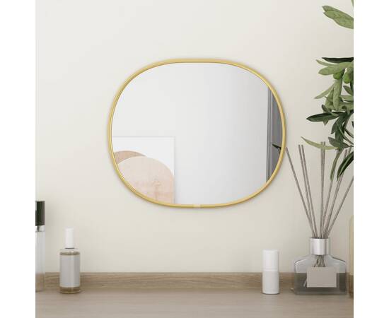 Oglindă de perete, auriu, 30x25 cm