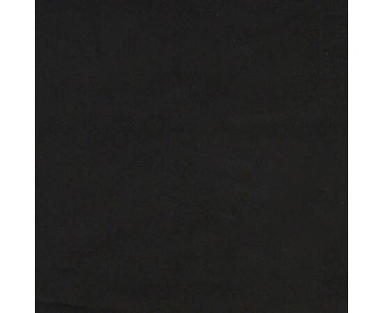 Scaune de bucătărie, 4 buc., negru, catifea, 8 image
