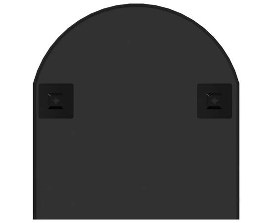 Oglindă de perete, negru, 90x40 cm, ovală, 5 image