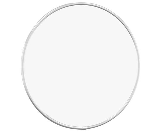 Oglindă de perete rotundă, argintiu, Ø 30 cm, 3 image