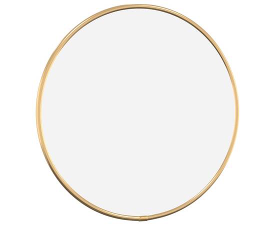 Oglindă de perete rotundă, auriu, Ø 30 cm, 3 image
