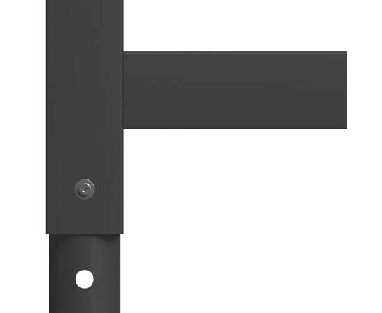 Cadre banc lucru reglabile 2 buc. negru 85x(69-95,5) cm, metal, 7 image