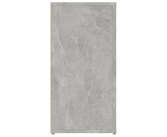 Servantă, gri beton, 100x30x59,5 cm, lemn compozit, 7 image
