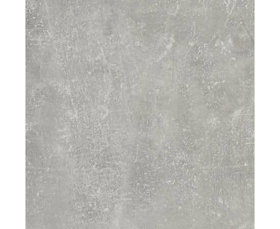 Servantă, gri beton, 100x30x59,5 cm, lemn compozit, 9 image