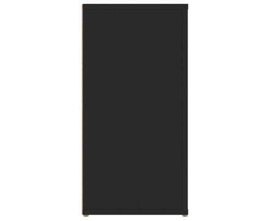 Servantă, negru, 100x30x59,5 cm, lemn compozit, 7 image