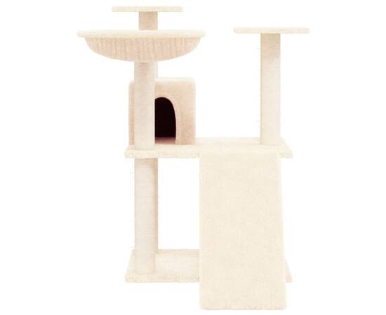 Ansamblu de pisici cu stâlpi din funie de sisal, crem, 83 cm, 3 image